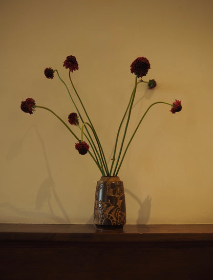 Year of the Horse Relief Vase