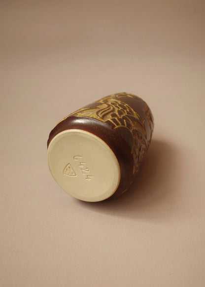 Year of the Horse Relief Vase
