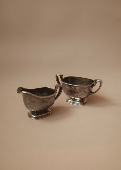 Silver Service: Sugar & Creamer Set