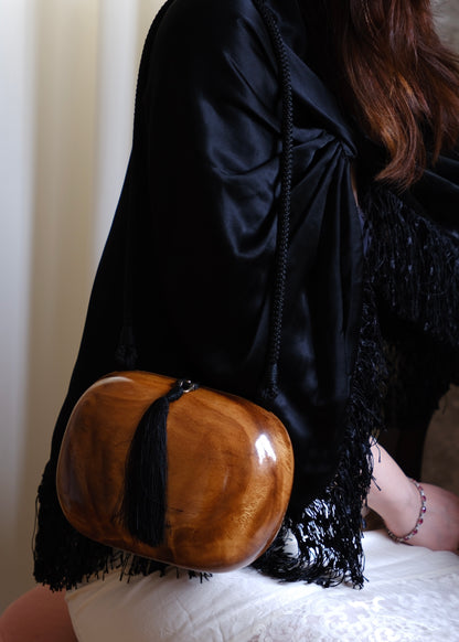 CARVED TASSEL BAG